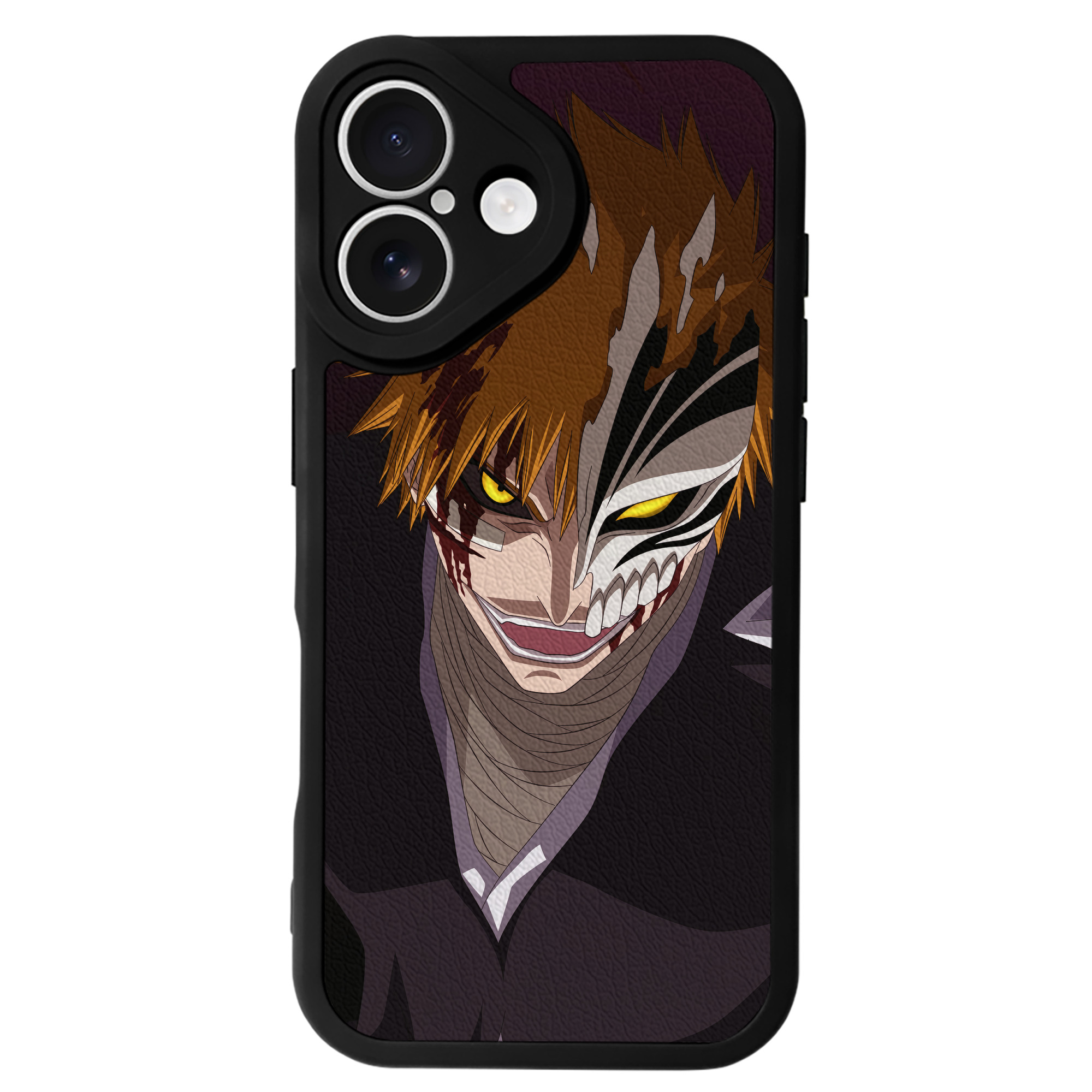 （画像用） ブリーチ BLEACH 【iPhone 16シリーズ対応】シリコンスマホケース（レザー調） 材質：シリコン